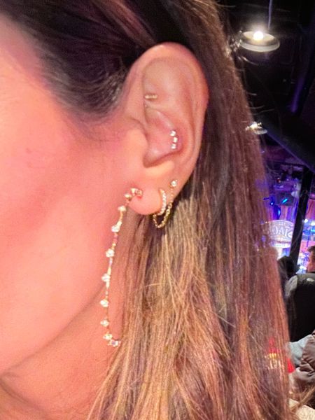 Earrings. Hoops. Ear piercing’s 

#LTKunder50 #LTKstyletip
