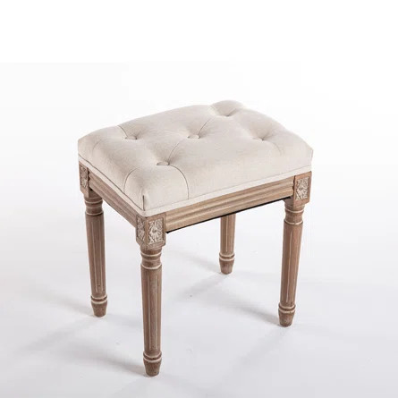 Kelly Clarkson Home Karen Solid Wood Vanity Stool | Wayfair | Wayfair North America