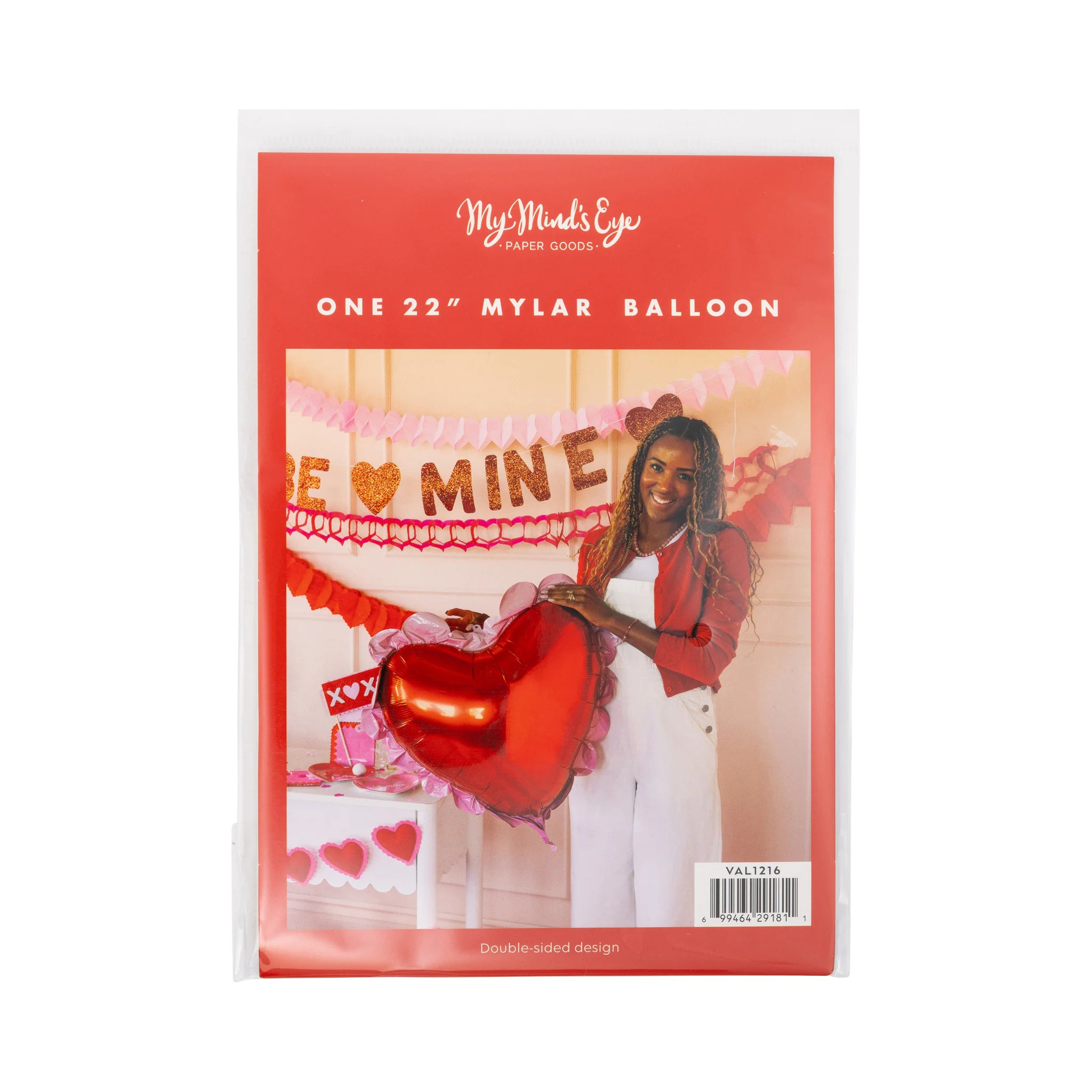 Scalloped Heart Mylar Balloon | My Mind's Eye
