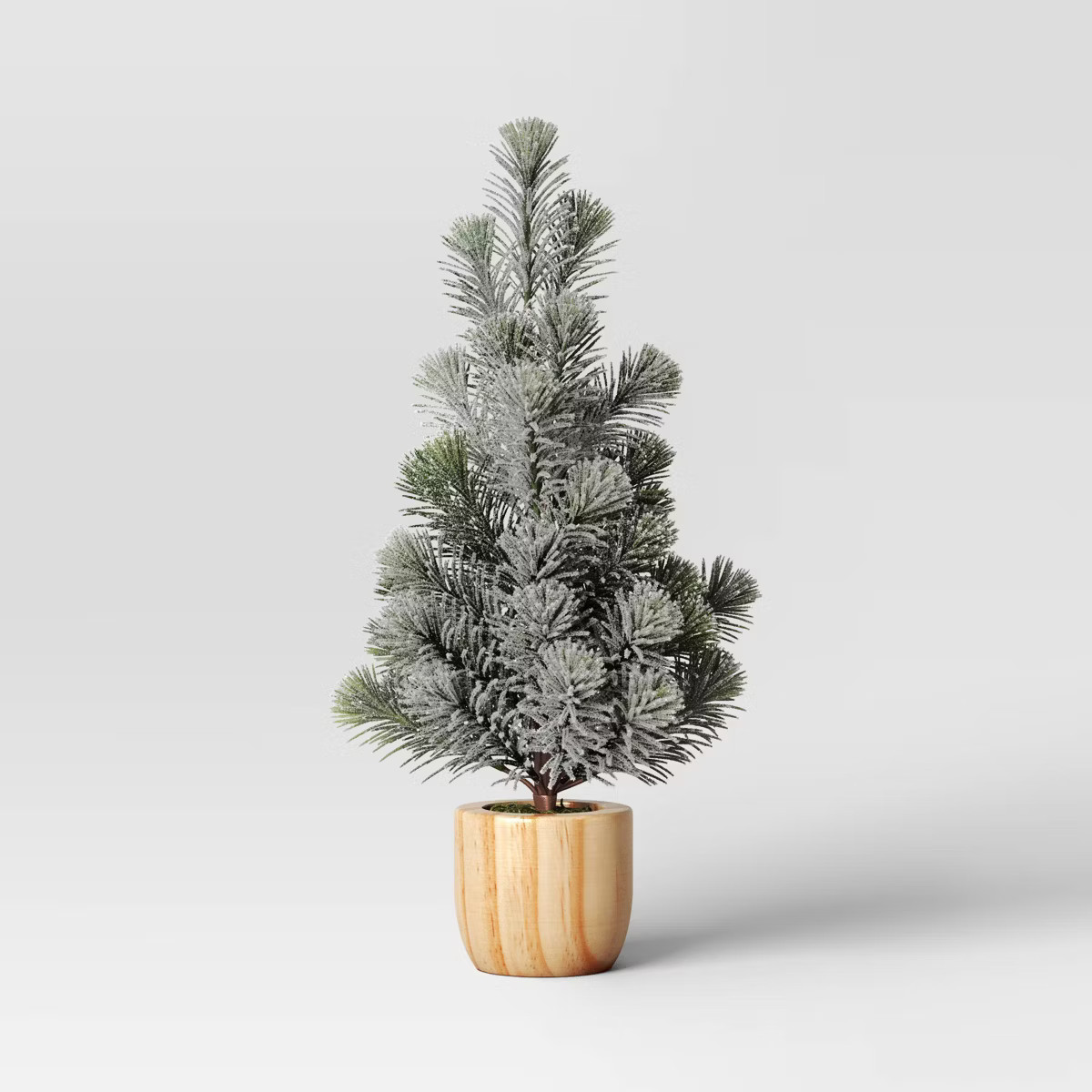 Artificial Plant Snowy Tree in Wood Pot - Threshold™ | Target