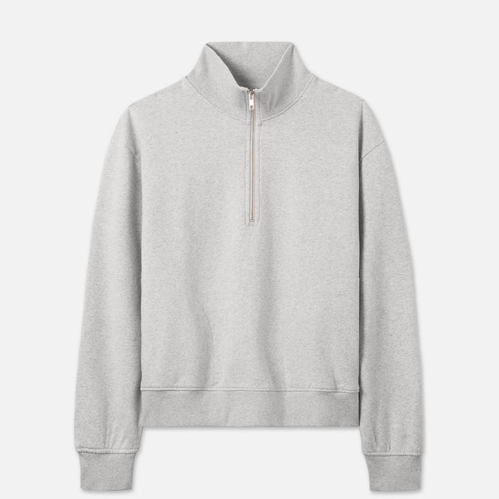 Organic Fleece Quarter Zip Sweatshirt | MATE The Label
