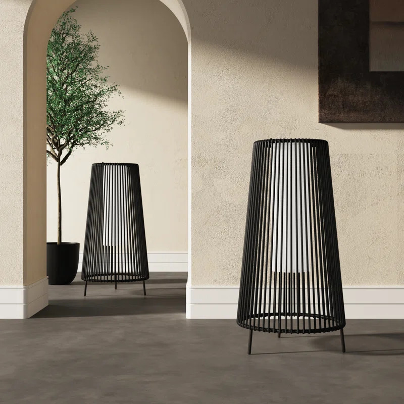 Pia Ricco Freida Solar Powered Integrated LED Outdoor Floor Lamp & Reviews | Wayfair | Wayfair North America