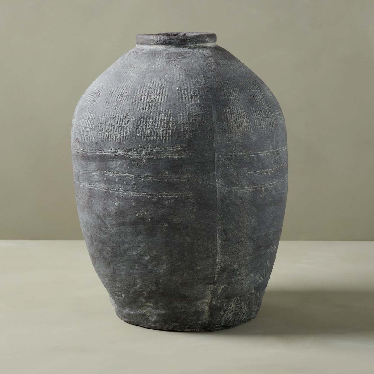 Rustic Concrete Oversized Vase | Magnolia