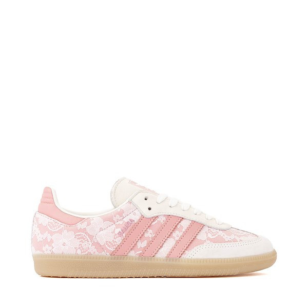 Womens adidas Samba OG Lace Athletic Shoe - Off White / Wonder Mauve / Cloud White | Journeys
