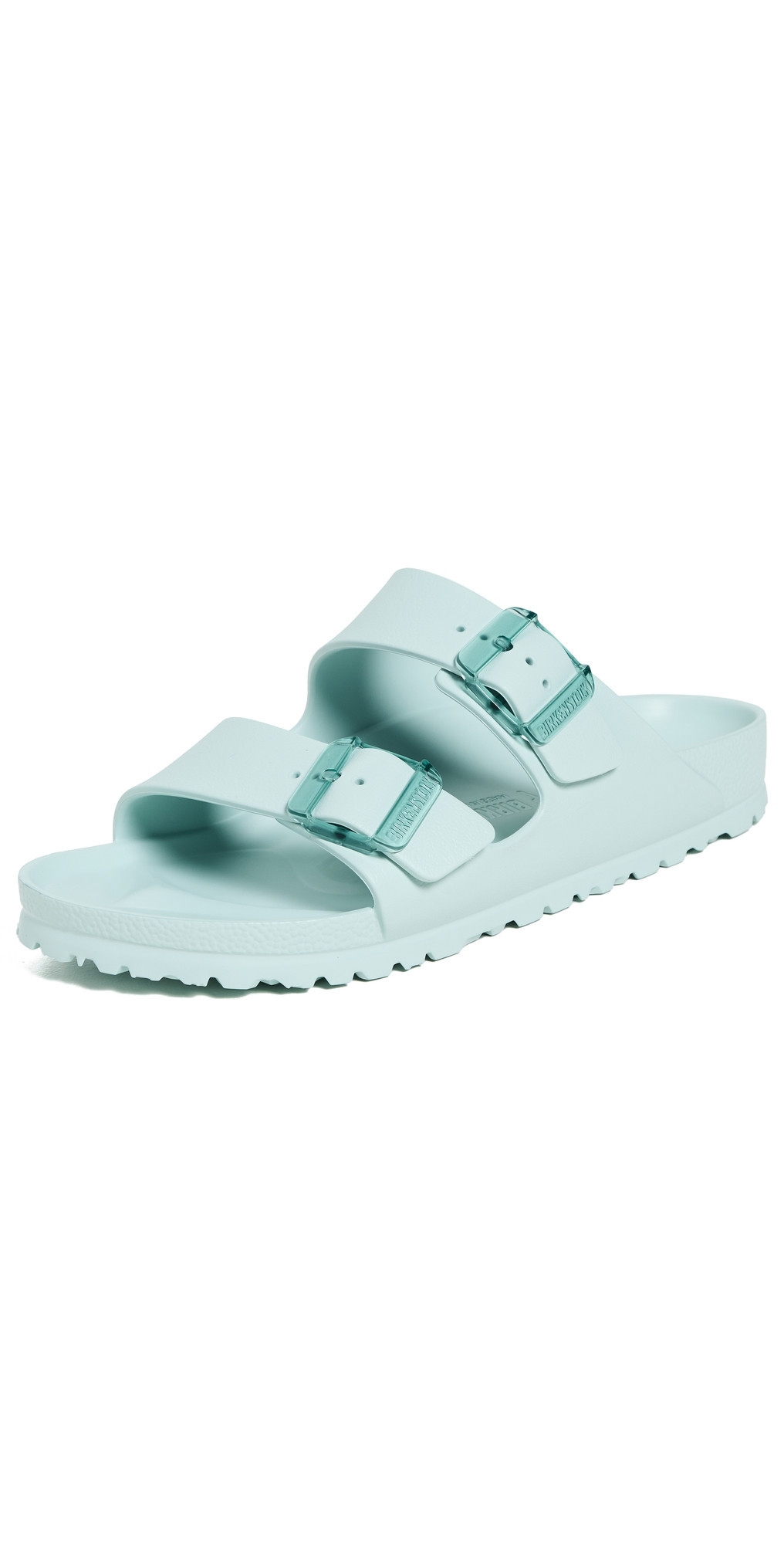 Birkenstock Arizona Stealth Buckle EVA Sandals Surf Green 41 | Shopbop