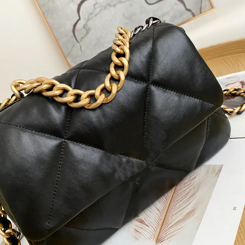 Designer Bags 26cm Chain Flap Quilted Bag Women Calfskin Caviar Leather Shoulder Bags Crossbody H... | DHGate