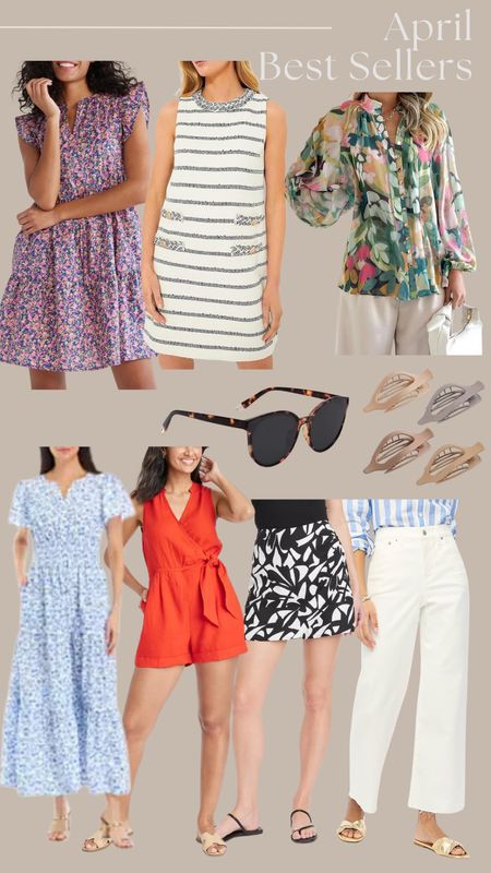 Summer wardrobe favorites from the month! Including my go to sunglasses and the best hair clip for hot summer days.

#LTKstyletip #LTKfindsunder50 #LTKSeasonal