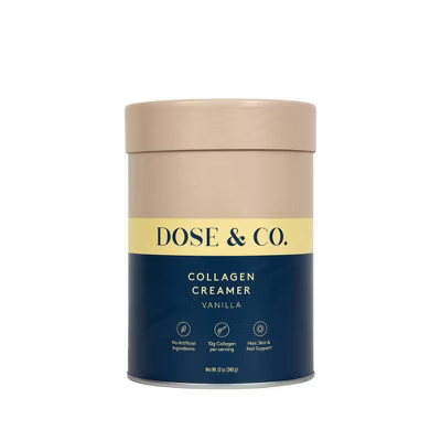 DOSE&CO Collagen Creamer - Vanilla - 12oz | Target