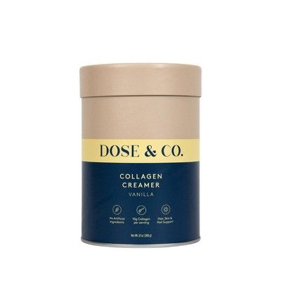 DOSE&CO Collagen Creamer - Vanilla - 12oz | Target