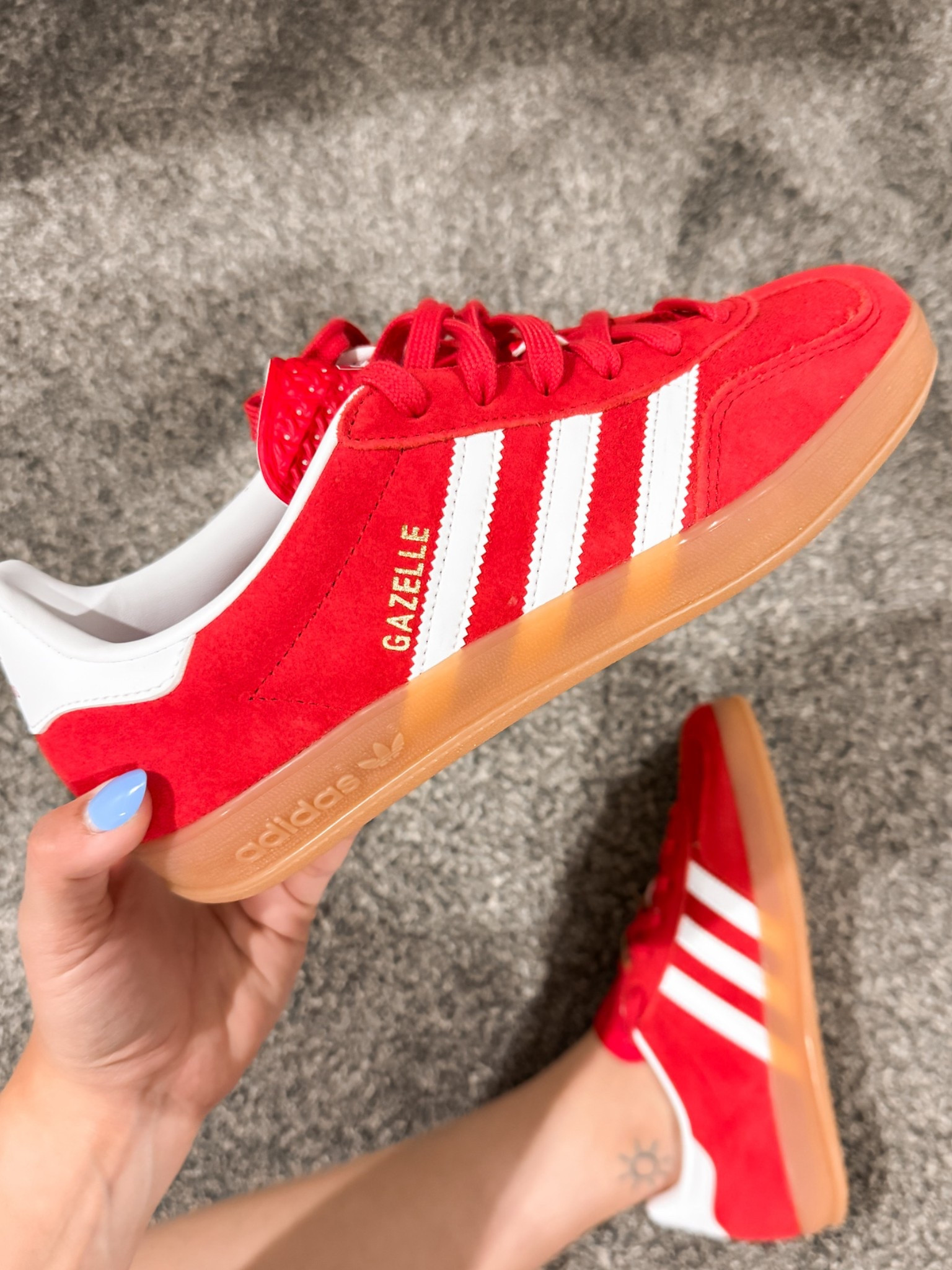 Gazelles in every color are my favorite, but red for husker game day 😍

#LTKGiftGuide #LTKOver40 #LTKShoeCrush