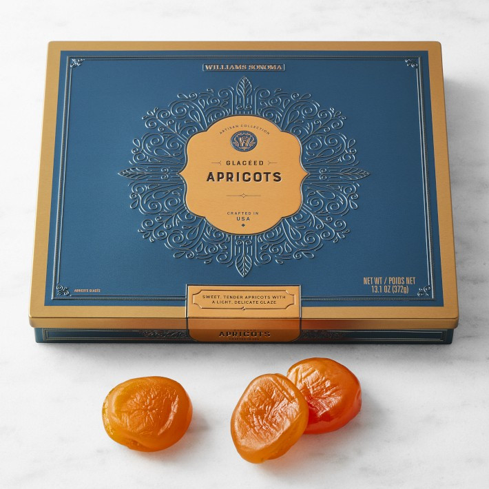 Williams Sonoma Signature Tin, Glacéed Apricots | Williams-Sonoma