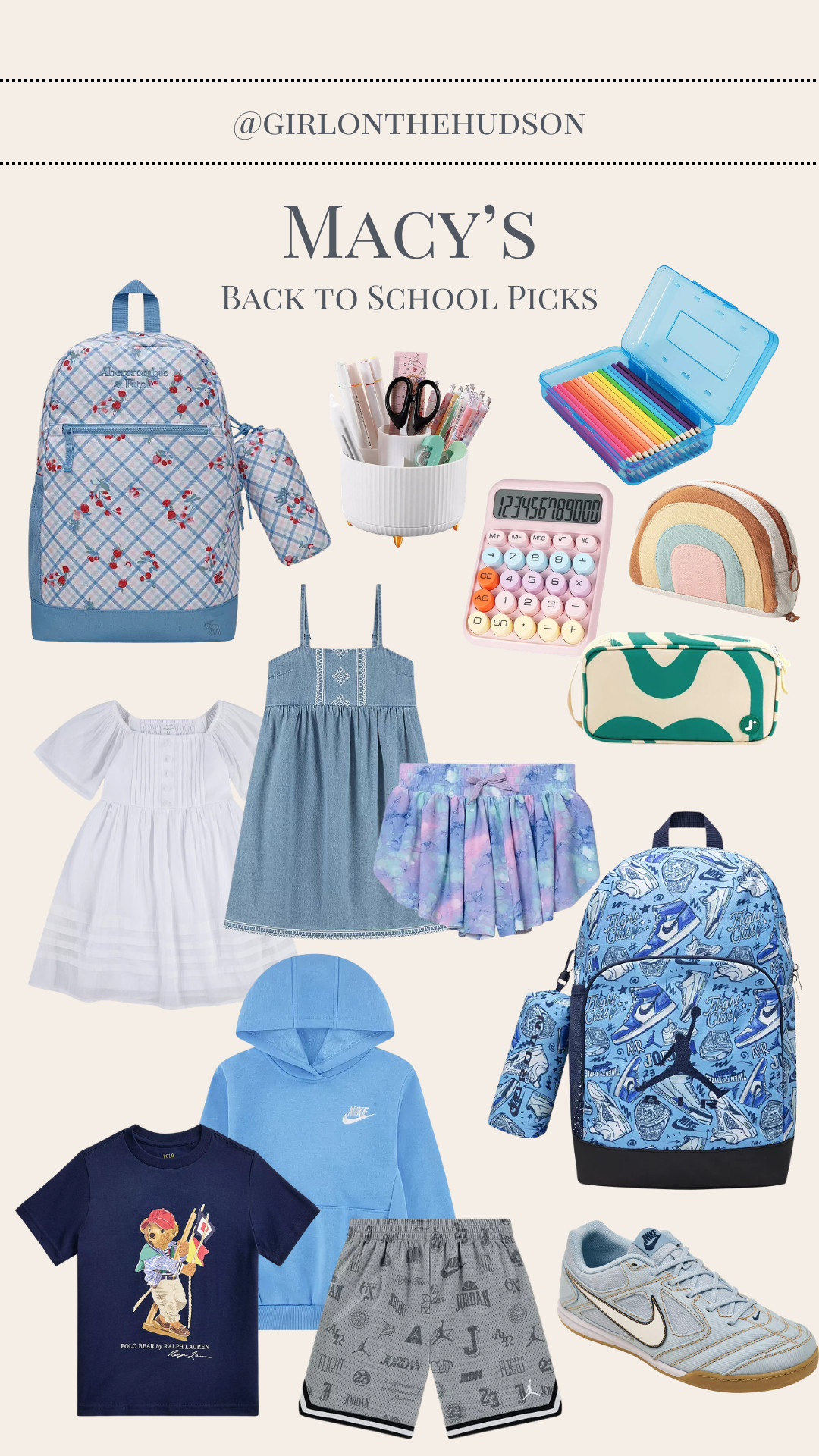 Back to school picks from Macy's! The cutest clothes, backpacks and school supplies for the kiddos on your list.  

 #LTKdayinmylife #LTKSeasonal #LTKKids