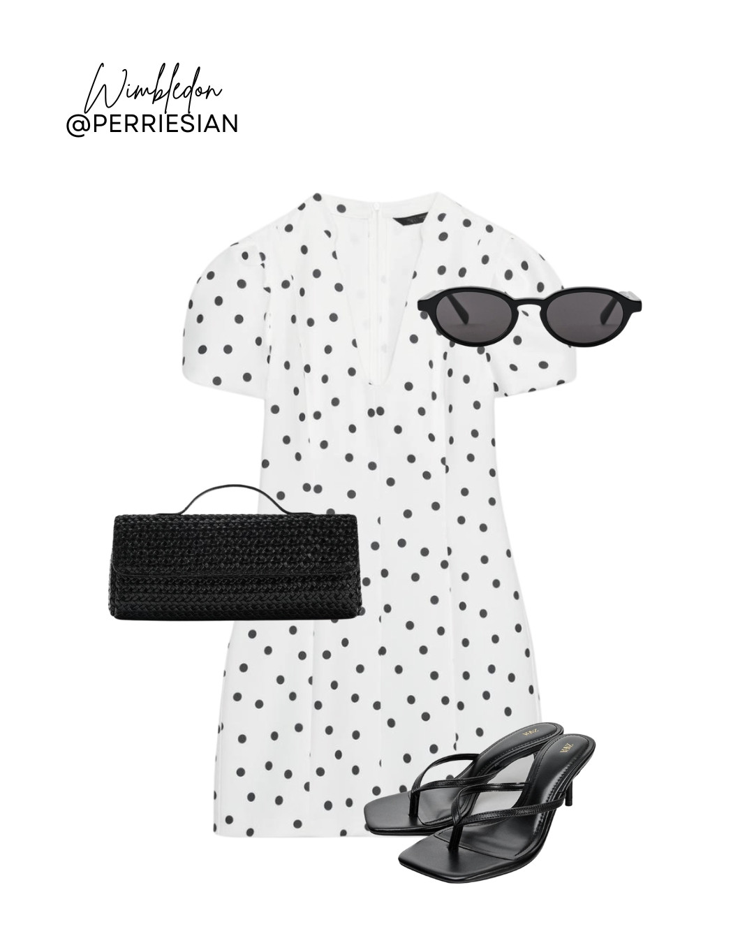 Wimbledon Outfit Inspiration

White Polka Dot Mini Dress, Monochrome Holiday Outfit, Chic Summer Evening Look, Minimal Glam Styling, Summer Style, Summer Dress

#LTKuk #LTKsummer #LTKeurope