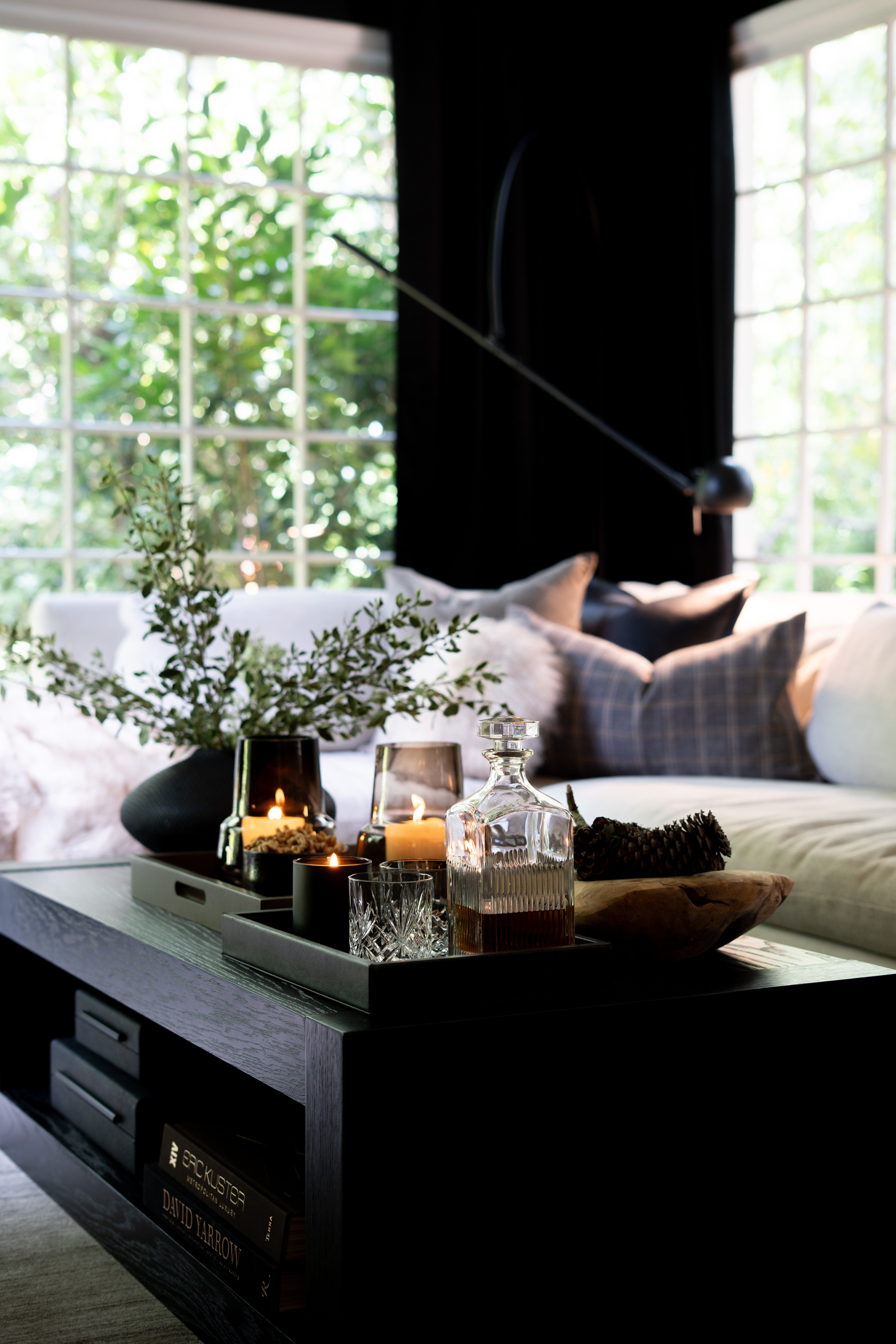 Eeeeekkk! I completely transformed our coffee table and it’s giving all the rich, moody fall vibes I’ve been dreaming of! From flickering candles to luxe textures, vintage glass, and sculptural details—it’s cozy, bold, and full of soul. This setup makes the whole room feel like a designer lounge. If you're obsessed with high-style fall decorating, this is your new inspiration hotspot!! 

 #LTKSeasonal #LTKHome #LTKStyleTip