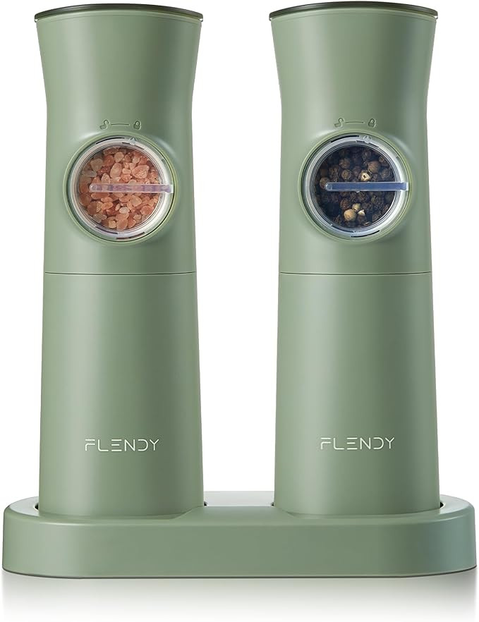 Gravity Electric Salt and Pepper Grinder Set Rechargeable, Automatic Salt and Pepper Grinder Set ... | Amazon (US)
