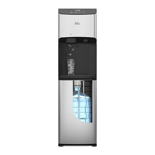 Brio 520 ICE Water Dispenser for 5 Gallon Bottle | Bullet Ice Maker Bottom Load Cooler | UV Self ... | Amazon (US)