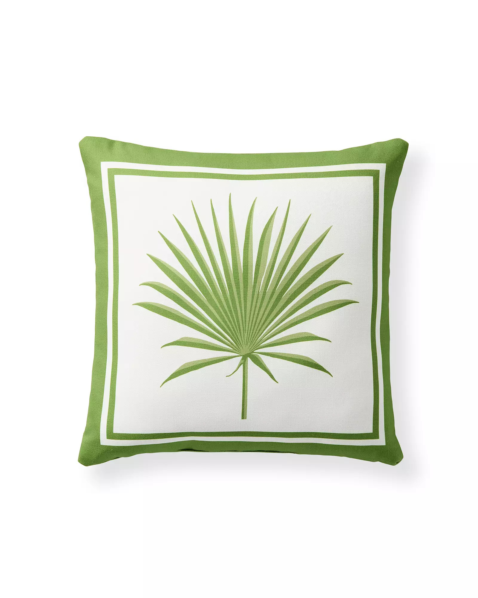 Island Palm Outdoor Pillow | Serena and Lily