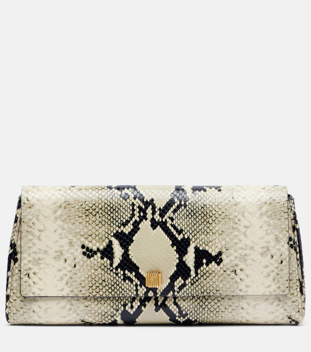 Audrey snake-effect leather clutch | Mytheresa (US/CA)