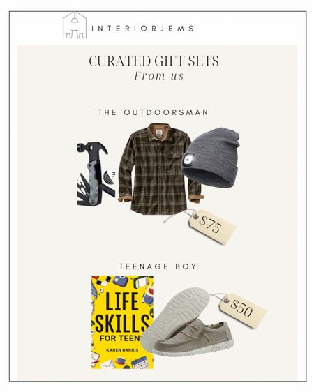 Gift guides picked by us, amazon gift sets affordable gift ideas for him and for teenage boy, hat, best selling book, flannel shirt, everyday tool, hey dude comfy shoes on sale 

#LTKGiftGuide #LTKsalealert #LTKfamily