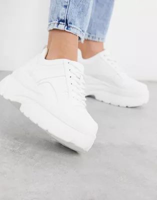 Topshop chunky trainer in white | ASOS (Global)
