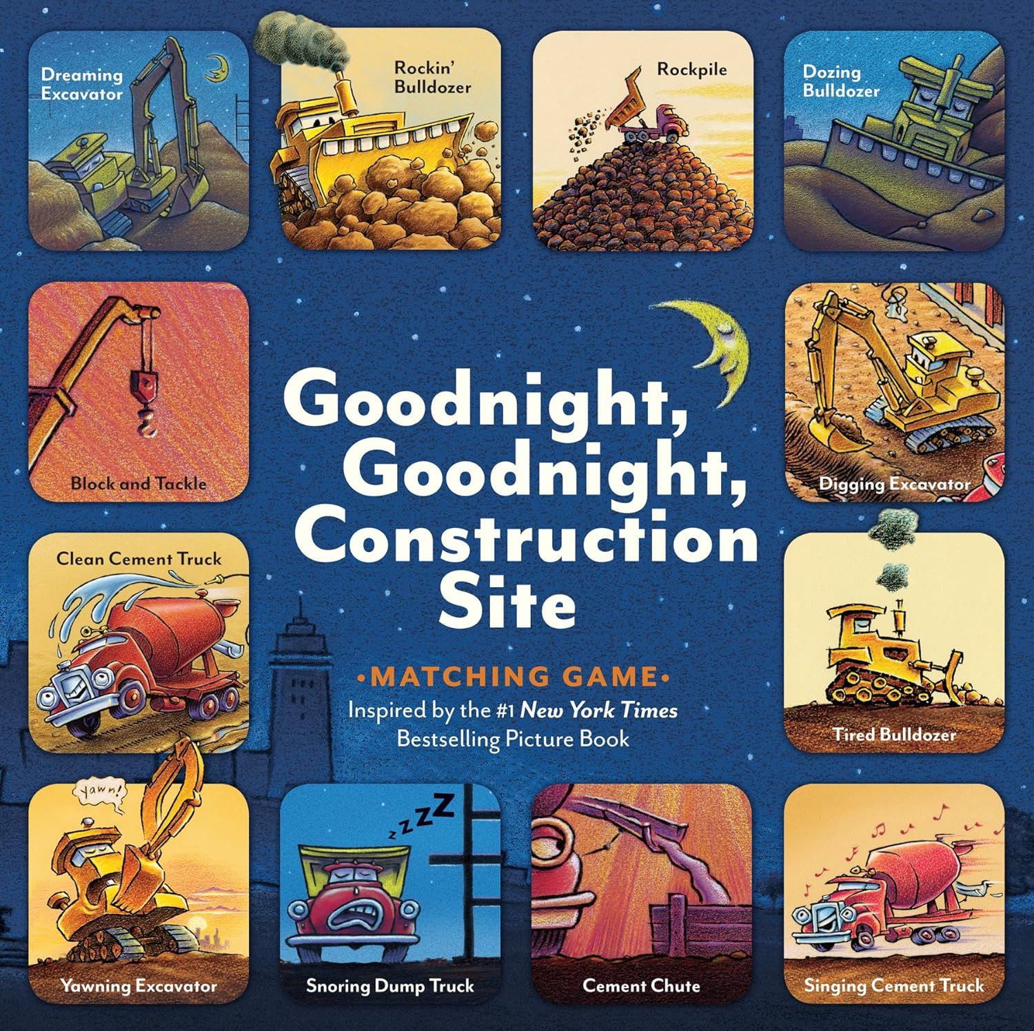 Goodnight, Goodnight, Construction Site Matching Game: (Matching Games for 2-4 Year Olds, Matchin... | Amazon (US)
