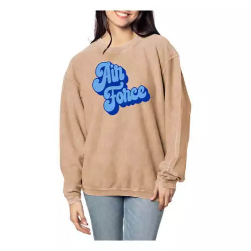 Chicka-D Women's Air Force Academy Corded Crewneck Sweatshirt | Scheels