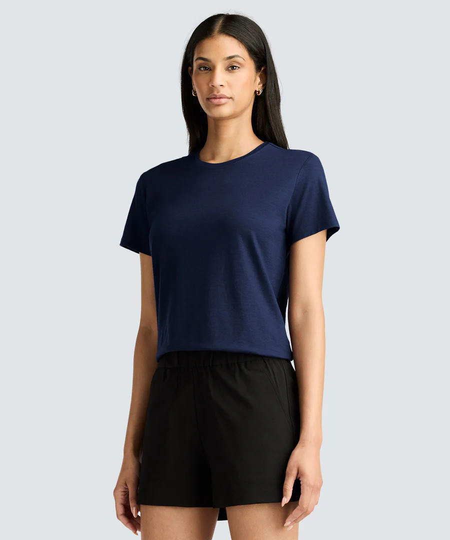 Women's Merino Crew Neck T-Shirt | Unbound Merino | Unbound Merino