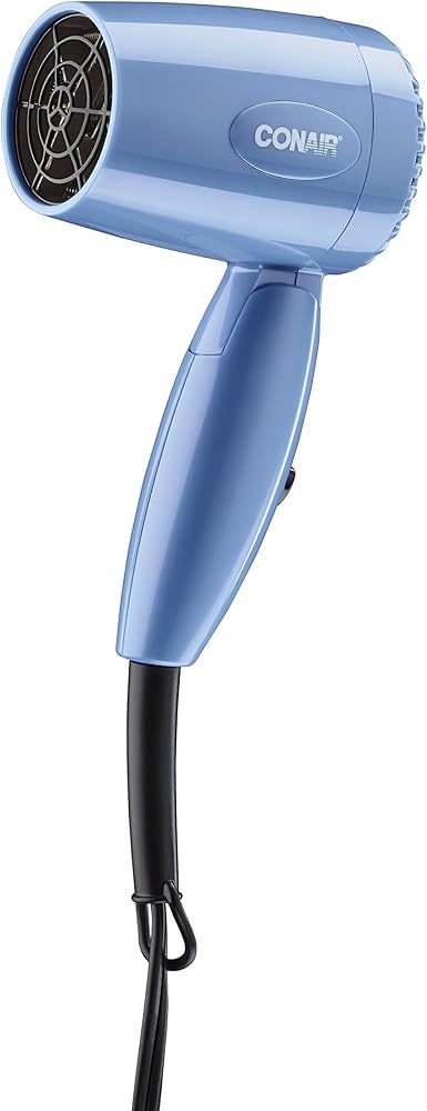 Conair Travel Hair Dryer with Dual Voltage, 1600W Compact Hair Dryer with Folding Handle, Travel ... | Amazon (US)