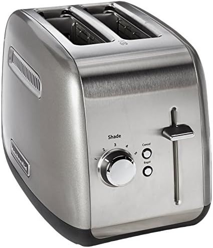 KitchenAid KMT2115CU Toaster, 2 Slice, Contour Silver | Amazon (US)