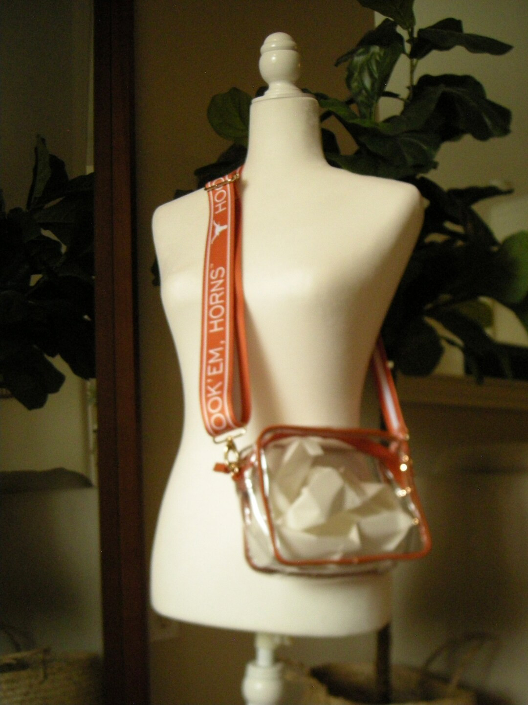 Texas Longhorns Gameday Clear Bag With Hook 'em Straps - Etsy | Etsy (US)