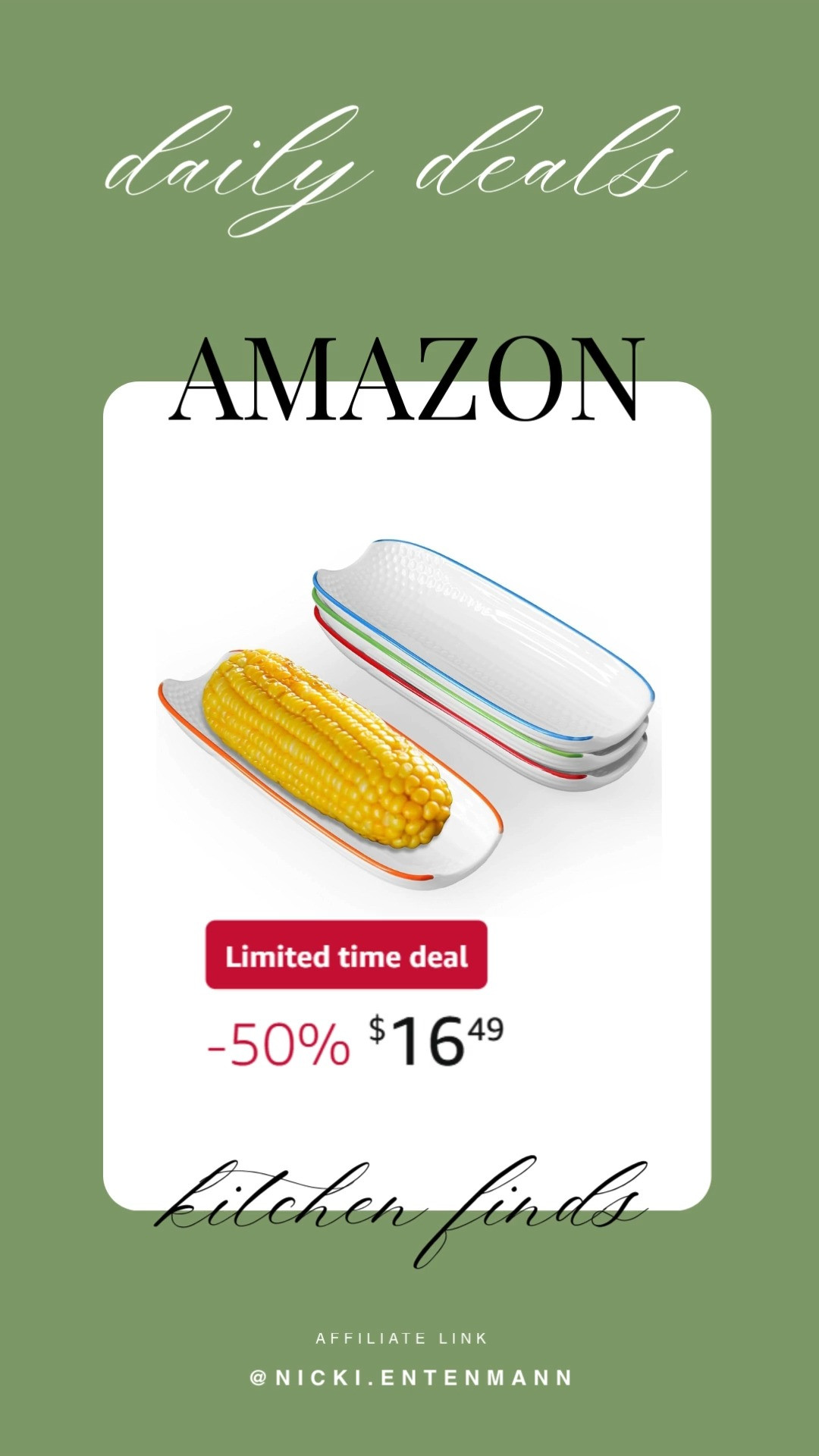 These colorful side ceramic corn cob holders bring cheerful charm and effortless fun to everyday dining with playful ease. #CornCobHolders #CeramicDesign #KitchenEssentials #DiningStyle #TableAccessories #CookingTools #HomeDining #StylishKitchen #FoodieLife #FunctionalDesign 🌽🍴✨
 

 #LTKfoodie #LTKSeasonal #LTKHome