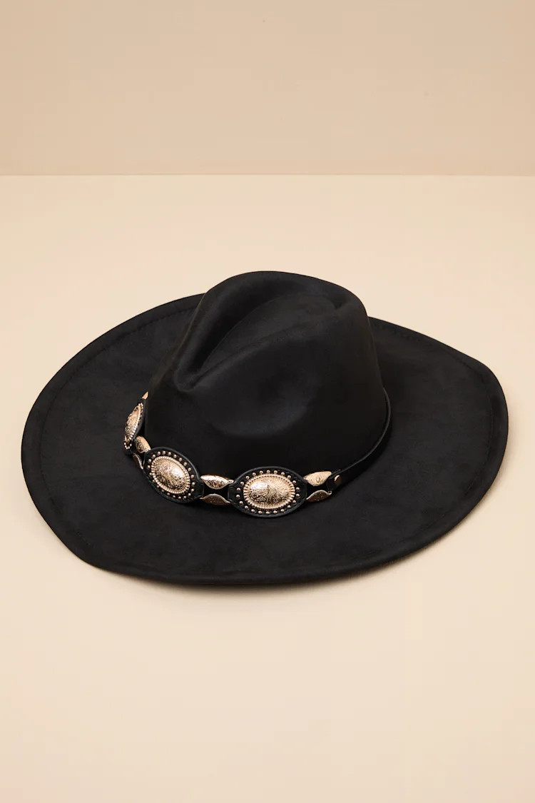 Tracey Black Concho Western Hat | Lulus