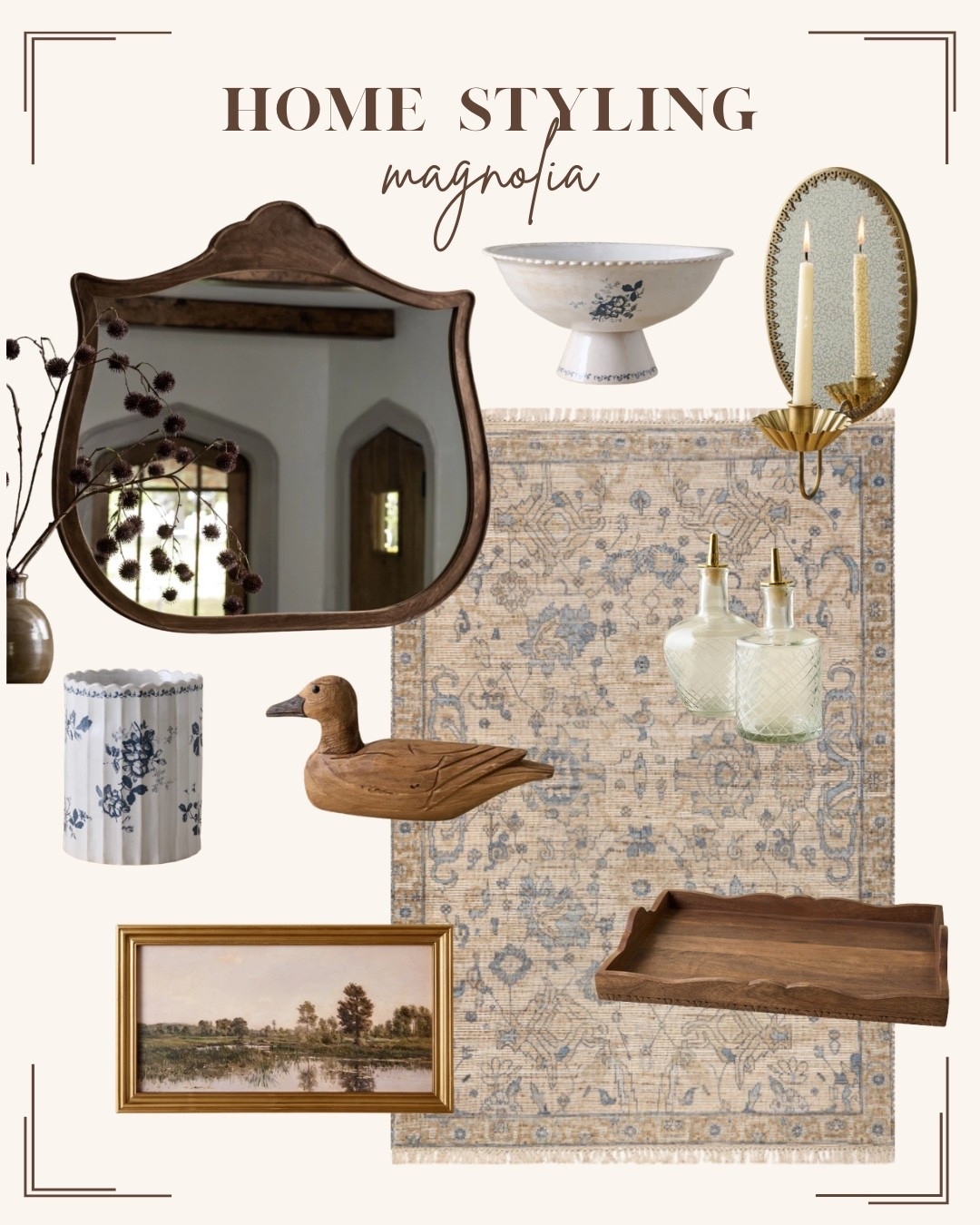 Magnolia home decor sale!! Love these vintage home finds (rug is not from magnolia) 

#LTKHome #LTKSaleAlert