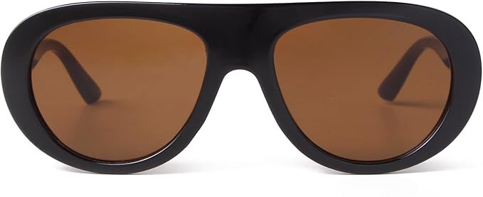 ADE WU Trendy Aviator Sunglasses Retro 70S 80S Oversized Pilot Sun Glasses | Amazon (US)