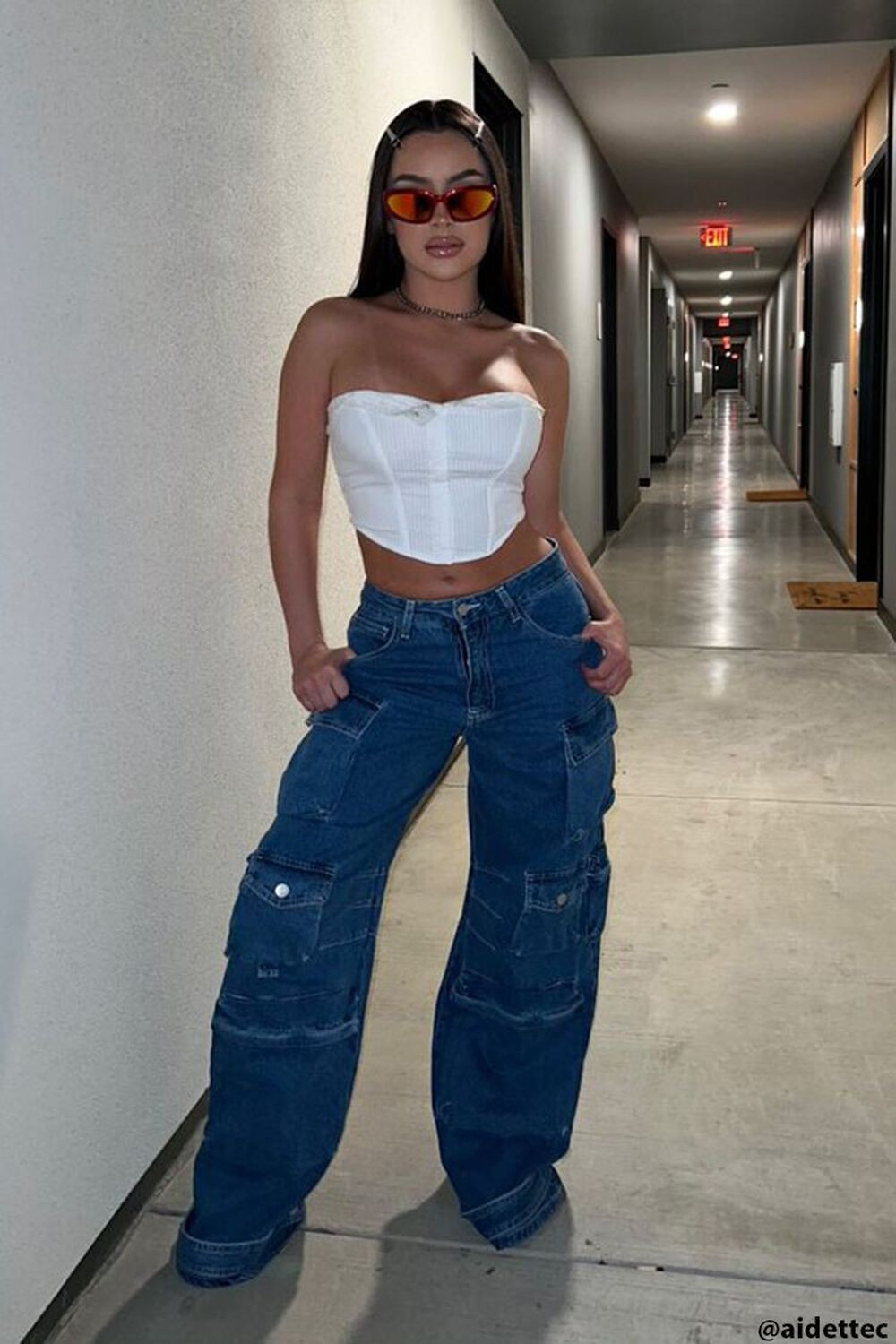 Multi-Pocket Cargo Jeans | Forever 21 (US)