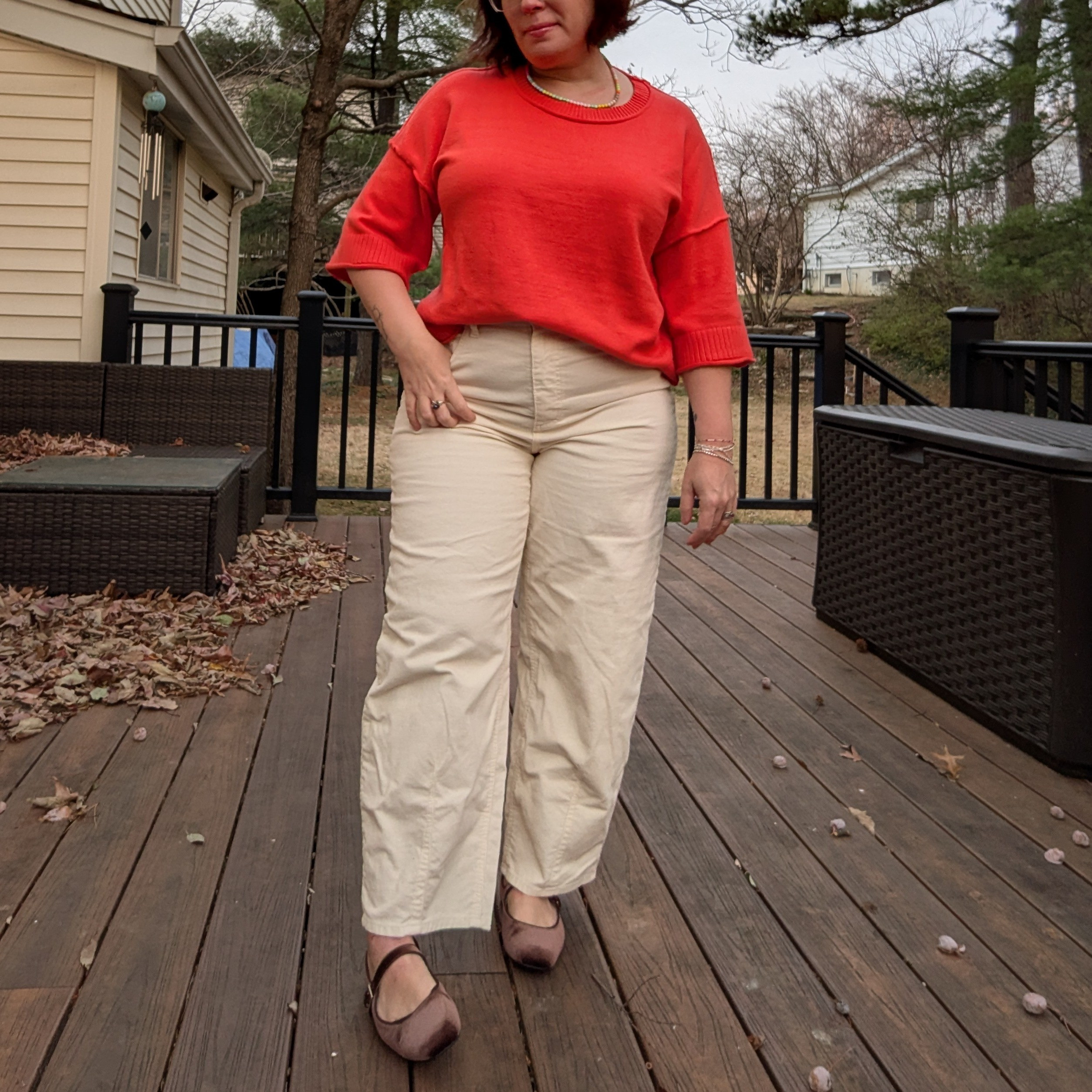 Sweater tts for loose fit, pants larger size, shoes tts

#LTKMidsize #LTKPetite #LTKFindsUnder50