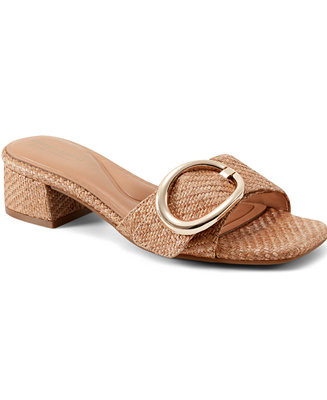 Easy Spirit Women's Roxana eFlex Buckle Block Heel Sandals - Macy's | Macy's