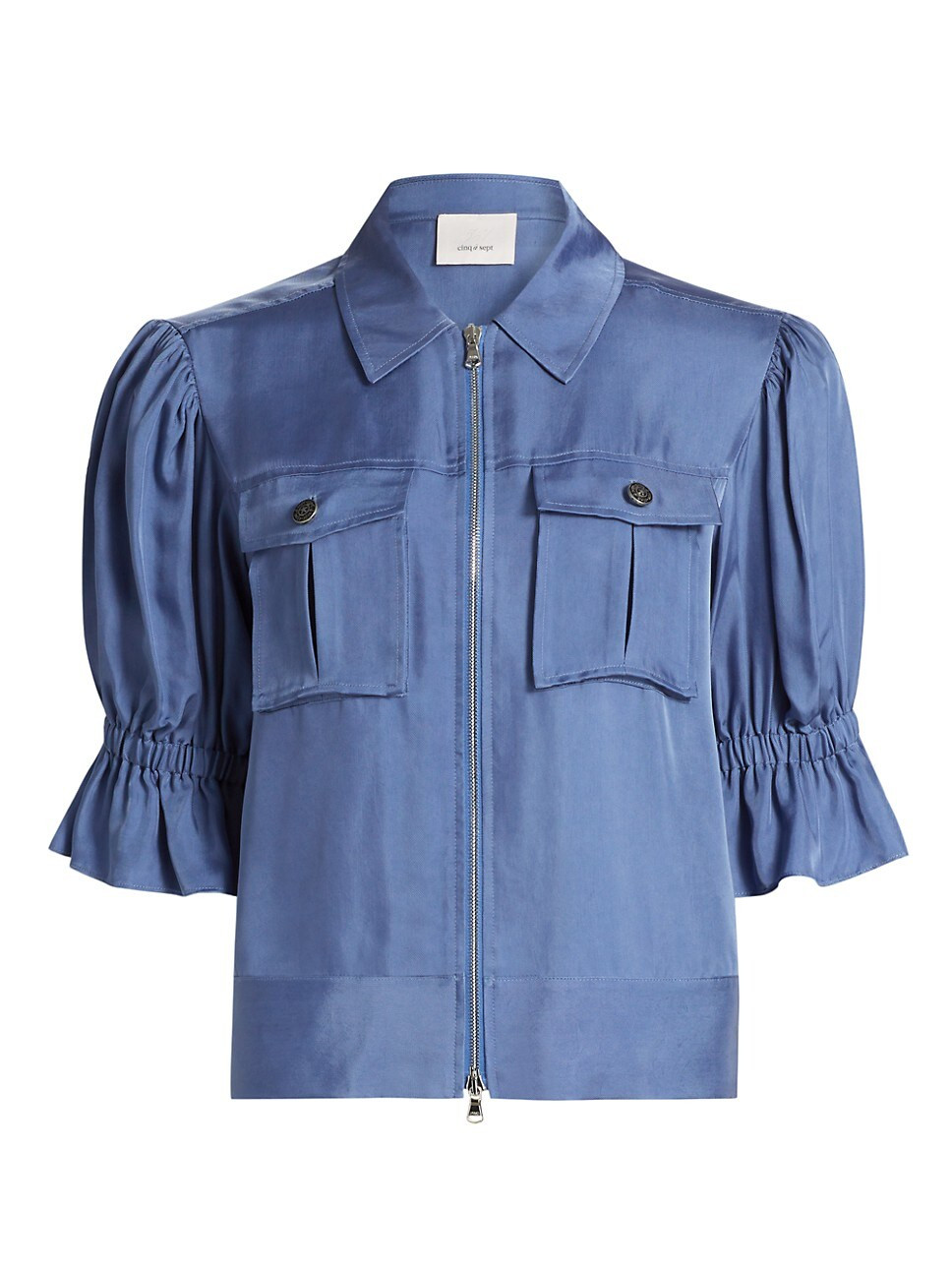 Holly Puff-Sleeve Utility Jacket | Saks Fifth Avenue