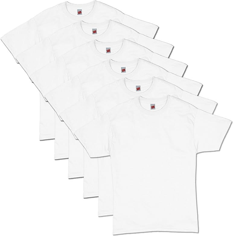 Hanes Men's Essentials Short Sleeve T-Shirt Value Pack (3-Pack) | Amazon (US)