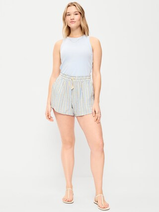 High-Waisted Crinkle Gauze Shorts | Old Navy (US)