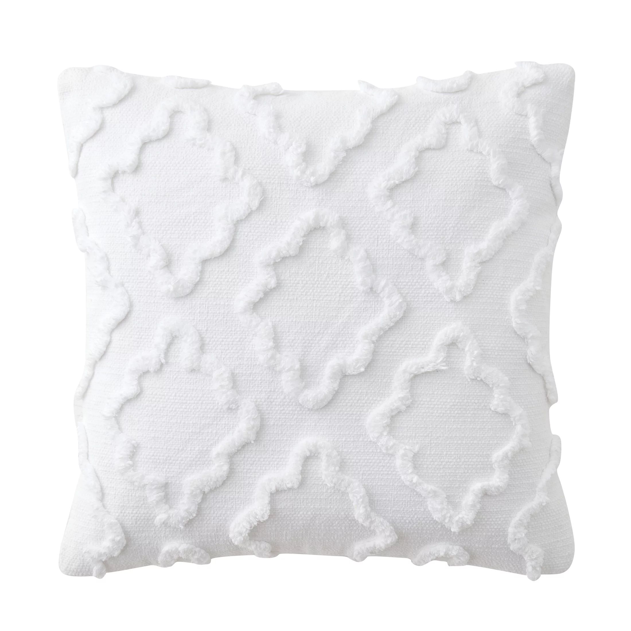 My Texas House 20" x 20" White Diamond Cotton Decorative Pillow Cover - Walmart.com | Walmart (US)