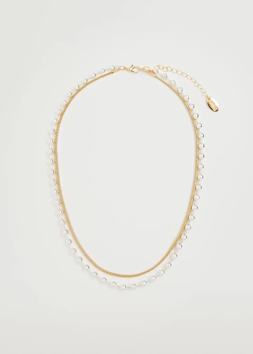 Double chain necklace | MANGO (US)