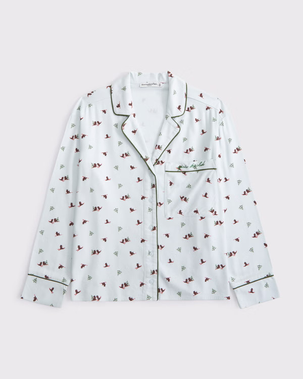 Flannel Sleep Shirt | Abercrombie & Fitch (US)