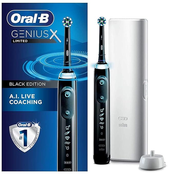 Oral-B Genius X Limited, Electric Toothbrush with Artificial Intelligence, 1 Replacement Brush He... | Amazon (US)