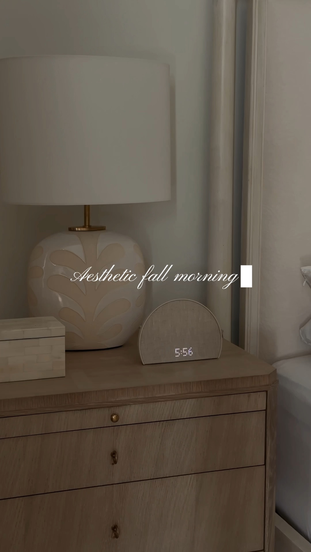 Fall morning routine 🍂🤎

Hatch alarm clock, breville coffee maker 

#LTKSeasonal #LTKFindsUnder100 #LTKFallSale