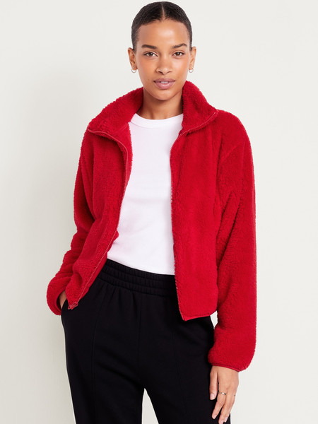 Sherpa Zip Jacket | Old Navy (US)