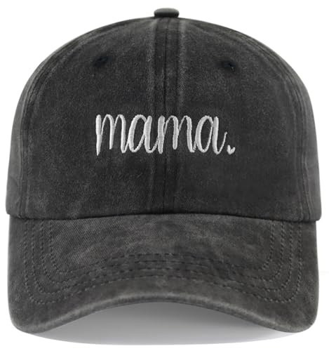 Mama Gifts for Women Mommy, Girl Boy Mama Hat, Mommin New Mom Hat Baseball Cap, Mothers Day Mom Birthday Gifts for Wife Mommin Mother Black | Amazon (US)