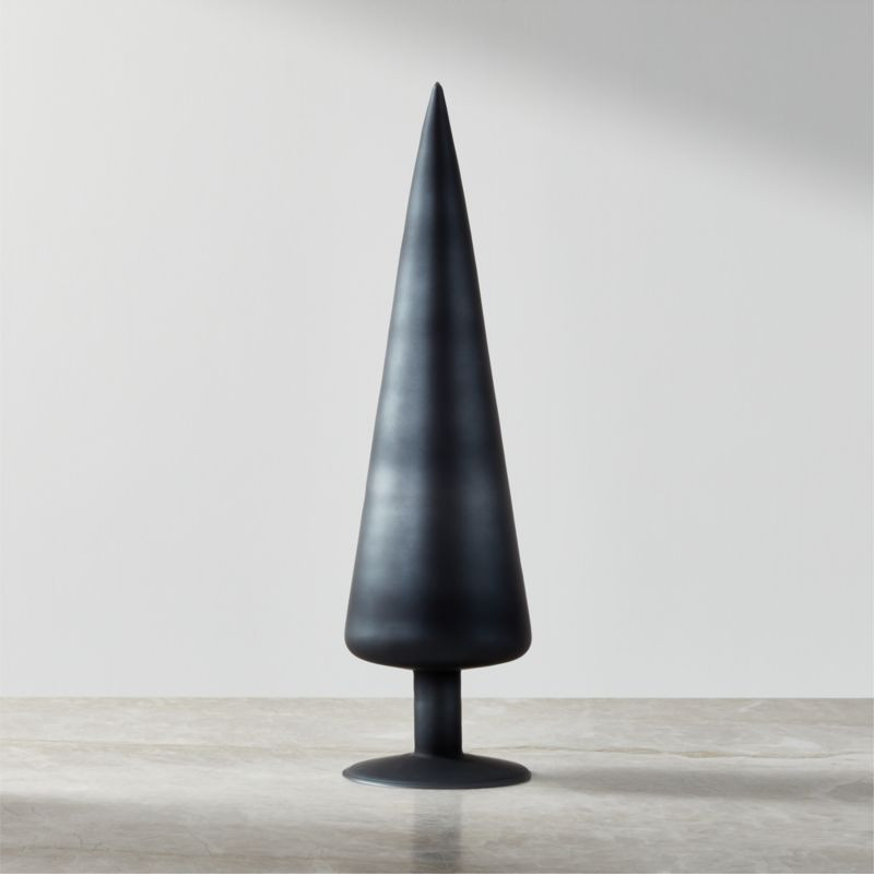 Paz Large Modern Steel Tabletop Christmas Tree + Reviews | CB2 | CB2
