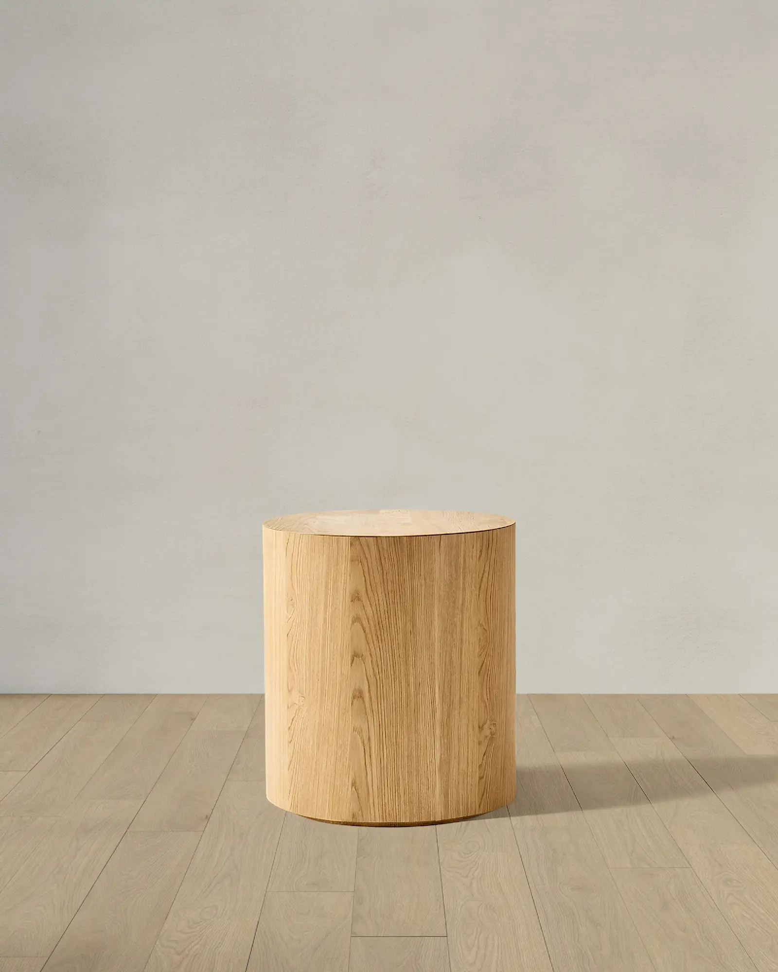 Oak Drum End Table | Quince