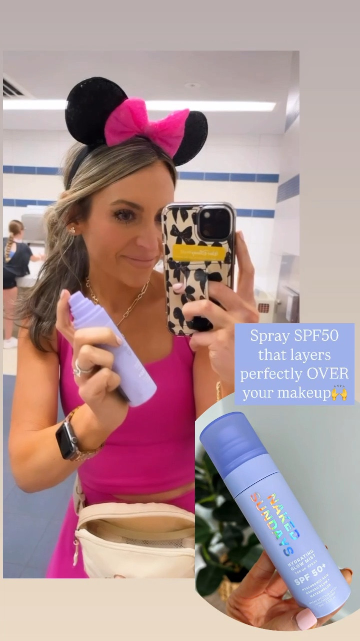 Spray spf50 that layers perfectly over your makeup! Not sensitive on your eyes!🙌 and gives the prettiest glow 

#LTKBeauty #LTKFindsUnder50 #LTKWatchNow